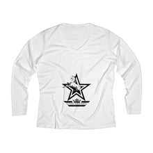 Load image into Gallery viewer, Women&#39;s Long Sleeve Performance V-neck Tee

